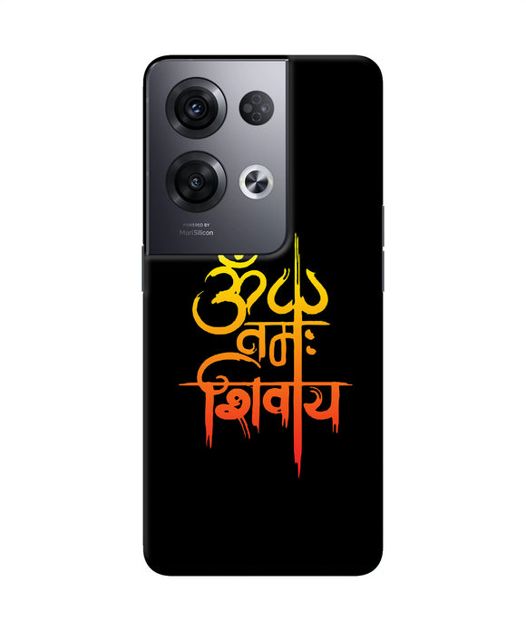 Om namah shivay text Oppo Reno8 Pro Back Cover