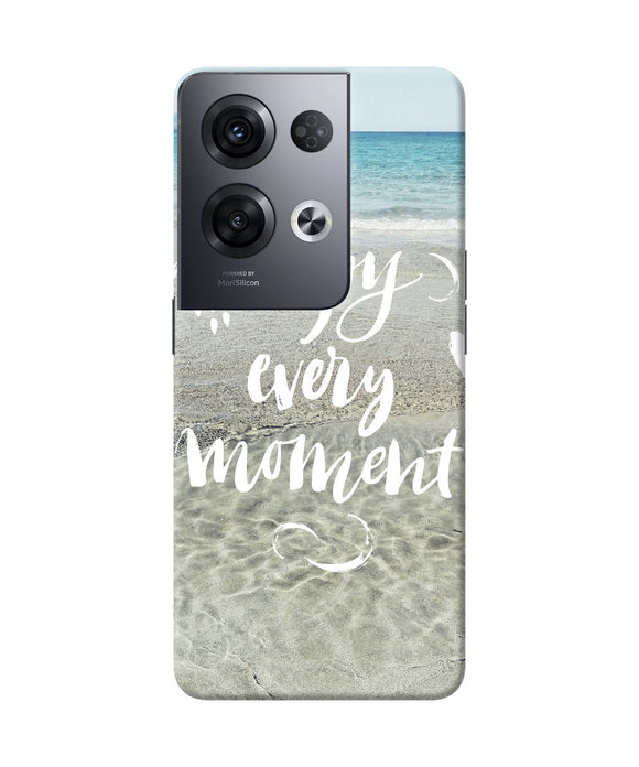 Enjoy every moment sea Oppo Reno8 Pro Back Cover