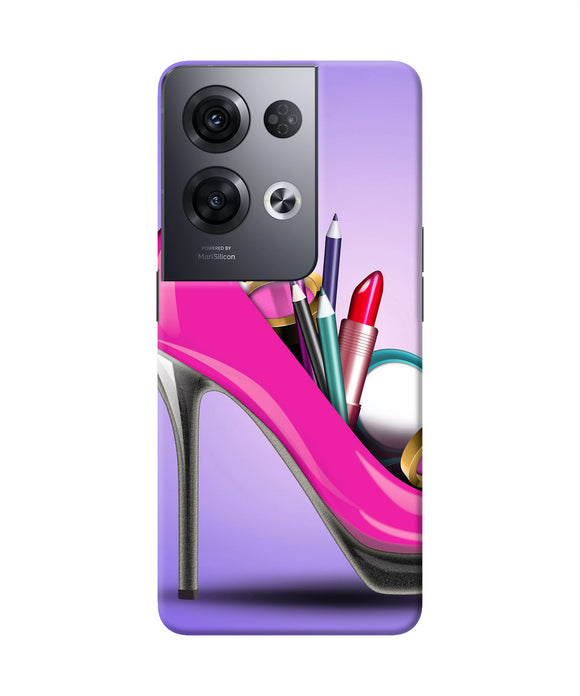 Makeup heel shoe Oppo Reno8 Pro Back Cover