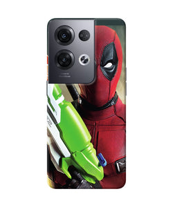 Deadpool funny gun Oppo Reno8 Pro Back Cover