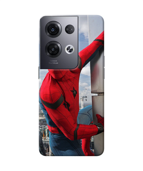 Spiderman on the wall Oppo Reno8 Pro Back Cover