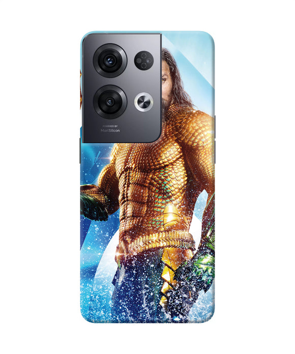 Aquaman water poster Oppo Reno8 Pro Back Cover