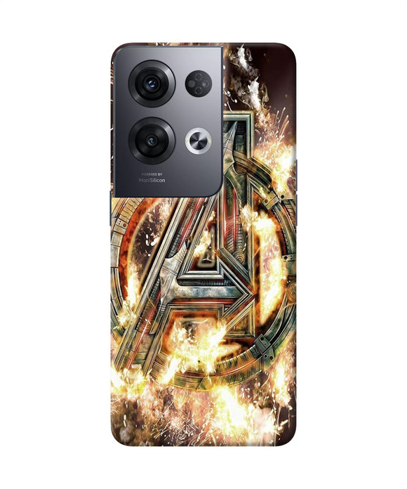 Avengers burning logo Oppo Reno8 Pro Back Cover