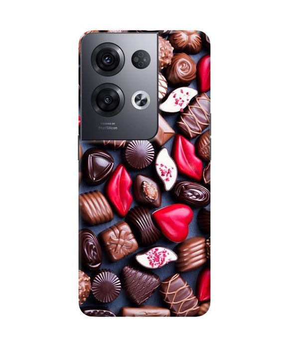 Valentine special chocolates Oppo Reno8 Pro Back Cover