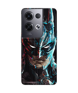 Batman face Oppo Reno8 Pro Back Cover