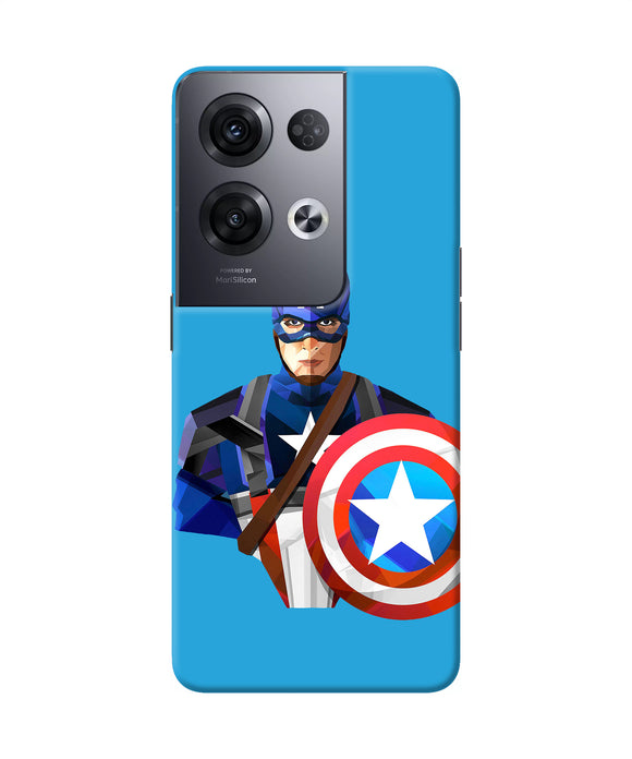 Captain america character Oppo Reno8 Pro Back Cover