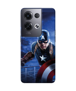 Captain with ironman Oppo Reno8 Pro Back Cover