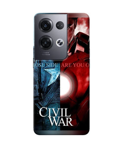 Civil war Oppo Reno8 Pro Back Cover