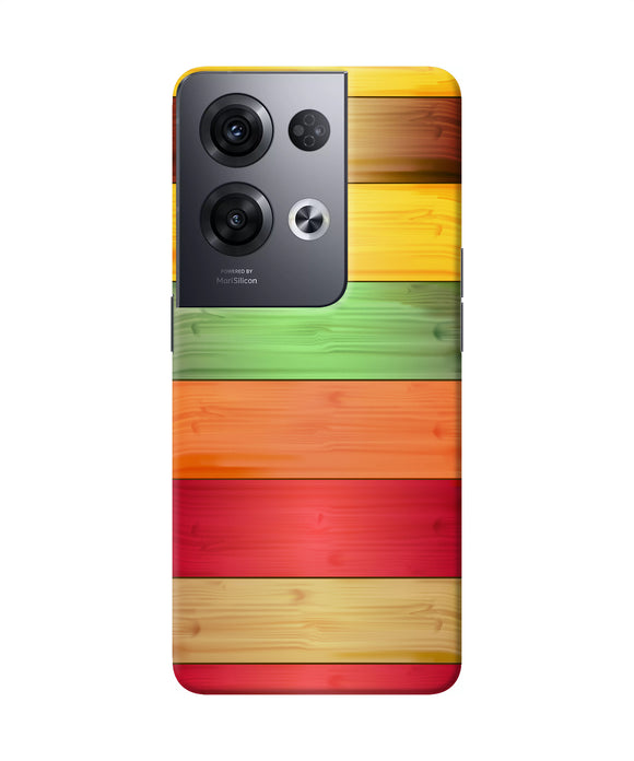 Wooden colors Oppo Reno8 Pro Back Cover