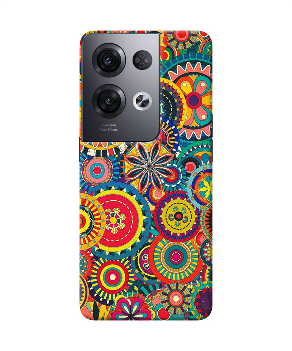 Colorful circle pattern Oppo Reno8 Pro Back Cover