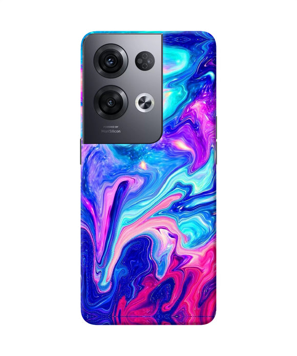 Abstract colorful water Oppo Reno8 Pro Back Cover