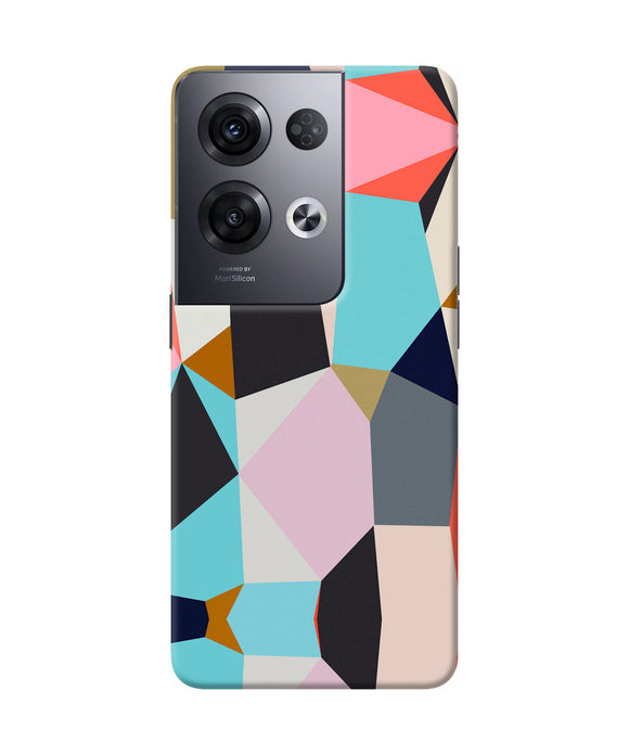 Abstract colorful shapes Oppo Reno8 Pro Back Cover