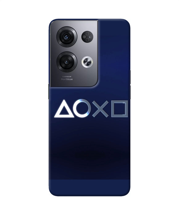 Aoxo logo Oppo Reno8 Pro Back Cover