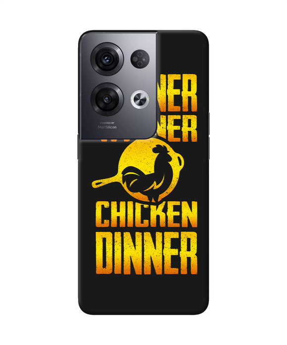 Pubg chicken dinner Oppo Reno8 Pro Back Cover