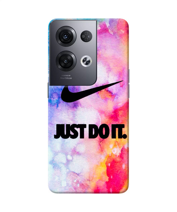 Just do it colors Oppo Reno8 Pro Back Cover