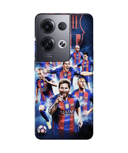 Messi FCB team Oppo Reno8 Pro Back Cover