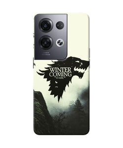 Winter coming stark Oppo Reno8 Pro Back Cover