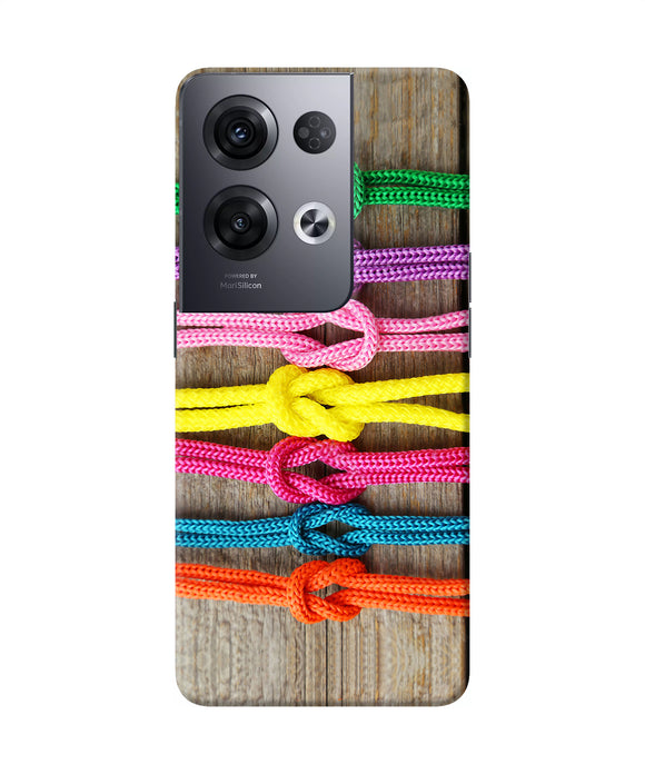 Colorful shoelace Oppo Reno8 Pro Back Cover