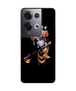 Lord krishna with fluet Oppo Reno8 Pro Back Cover