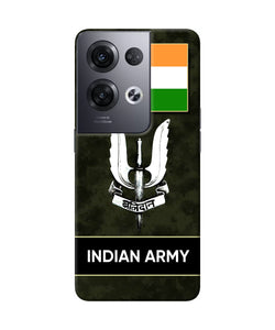 Indian flag balidan logo Oppo Reno8 Pro Back Cover