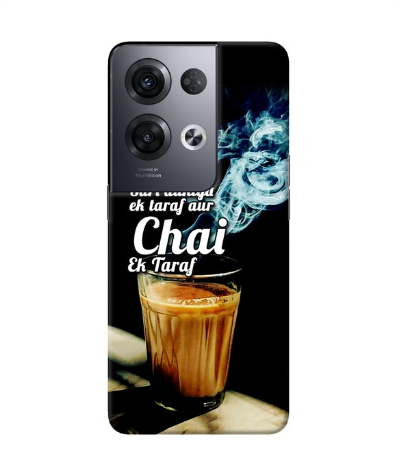 Chai ek taraf quote Oppo Reno8 Pro Back Cover