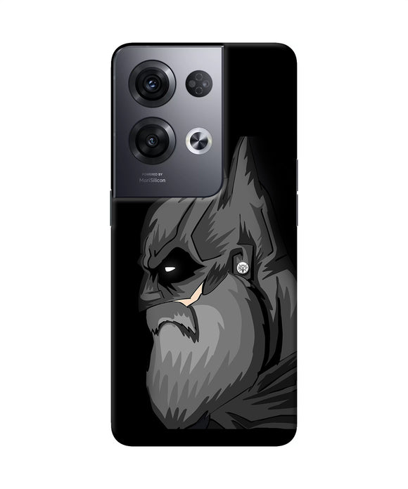 Batman with beard Oppo Reno8 Pro Back Cover