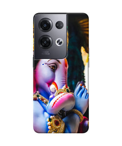 Lord ganesh statue Oppo Reno8 Pro Back Cover