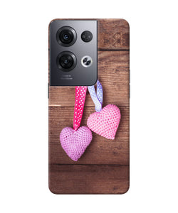 Two gift hearts Oppo Reno8 Pro Back Cover