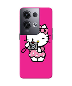 Hello kitty cam pink Oppo Reno8 Pro Back Cover