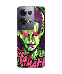 Damaged joker anim Oppo Reno8 Pro Back Cover