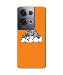 KTM dog logo Oppo Reno8 Pro Back Cover