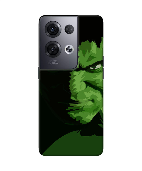 Hulk green painting Oppo Reno8 Pro Back Cover