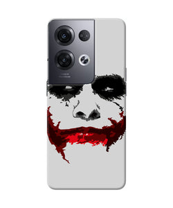 Joker dark knight red smile Oppo Reno8 Pro Back Cover