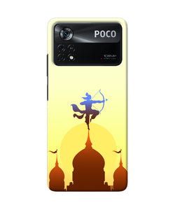 Lord Ram - 5 Poco X4 Pro Back Cover