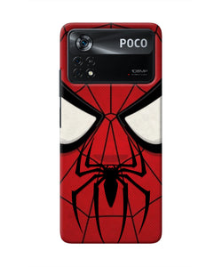 Spiderman Face Poco X4 Pro Real 4D Back Cover