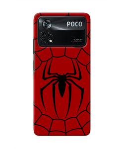 Spiderman Web Poco X4 Pro Real 4D Back Cover