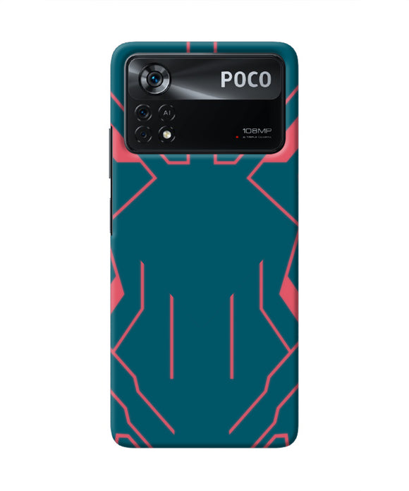 Superman Techno Poco X4 Pro Real 4D Back Cover