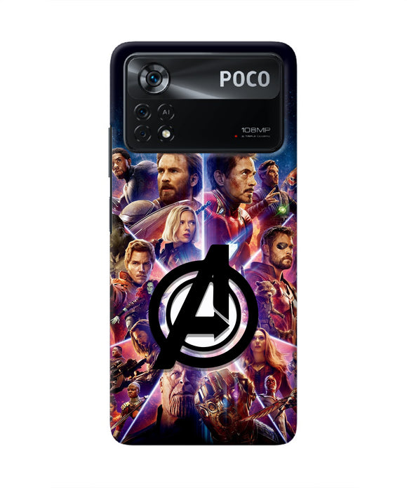 Avengers Superheroes Poco X4 Pro Real 4D Back Cover