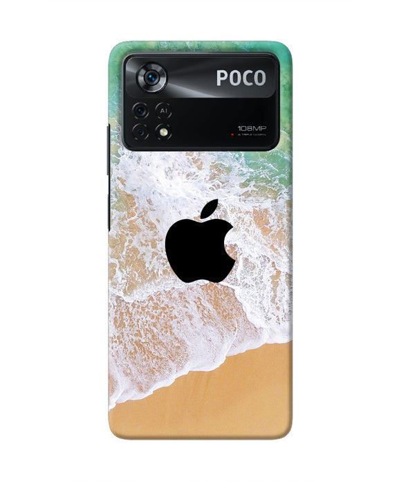 Apple Ocean Poco X4 Pro Real 4D Back Cover