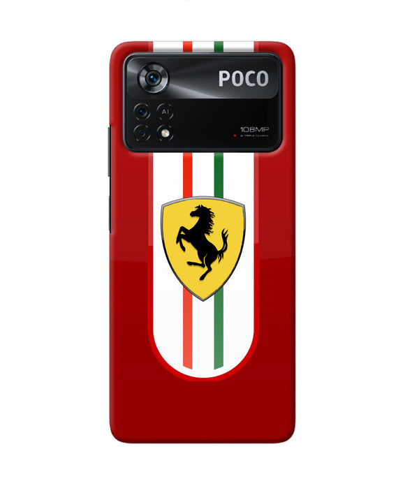 Ferrari Art Poco X4 Pro Real 4D Back Cover