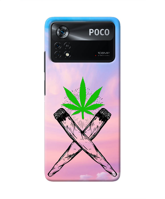 Weed Dreamy Poco X4 Pro Real 4D Back Cover