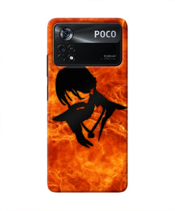 Rocky Bhai Face Poco X4 Pro Real 4D Back Cover