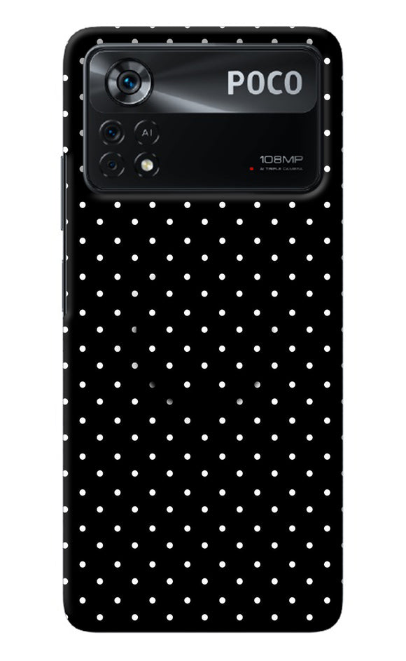 White Dots Poco X4 Pro Pop Case