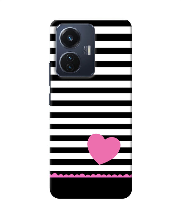 Abstract heart Vivo T1 44W Back Cover
