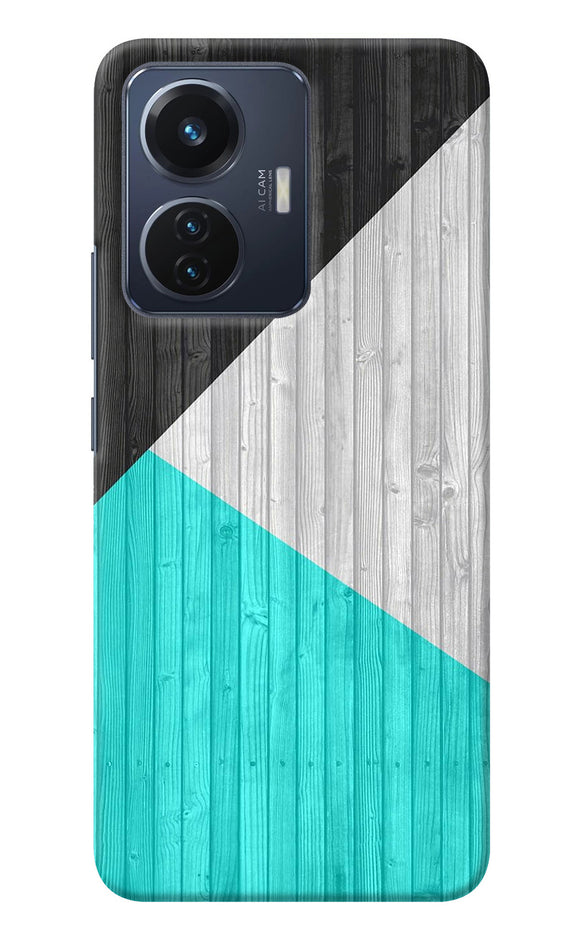 Wooden Abstract Vivo T1 44W Back Cover