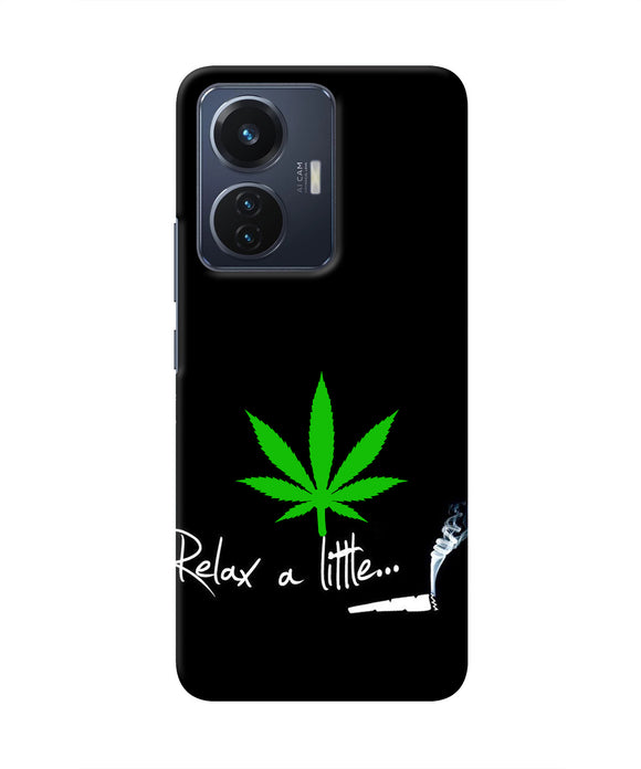 Weed Relax Quote Vivo T1 44W Real 4D Back Cover