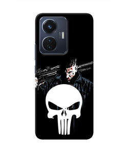 Punisher Character Vivo T1 44W Real 4D Back Cover