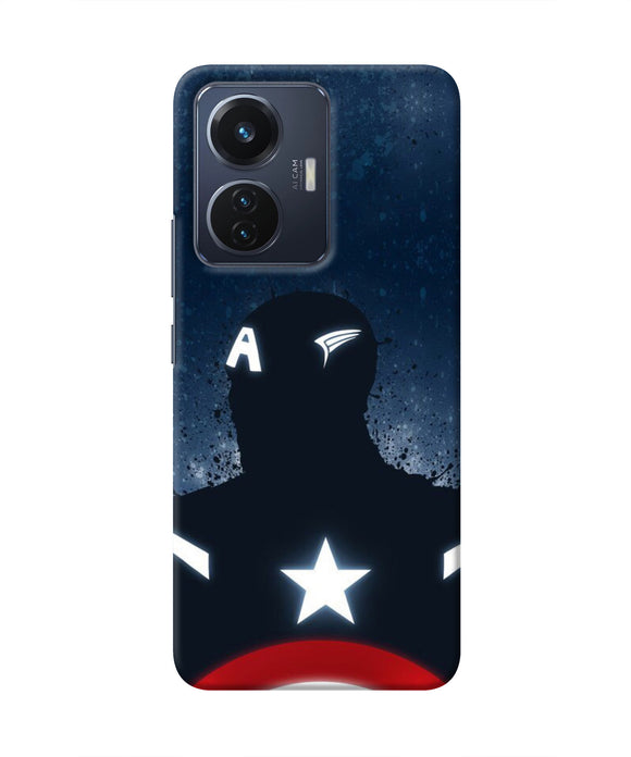 Captain america Shield Vivo T1 44W Real 4D Back Cover