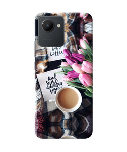 Love Coffee Quotes Realme C30 Back Cover