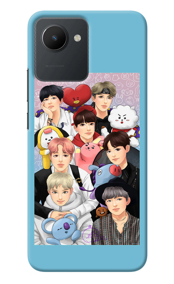 BTS with animals Realme C30 Back Cover
